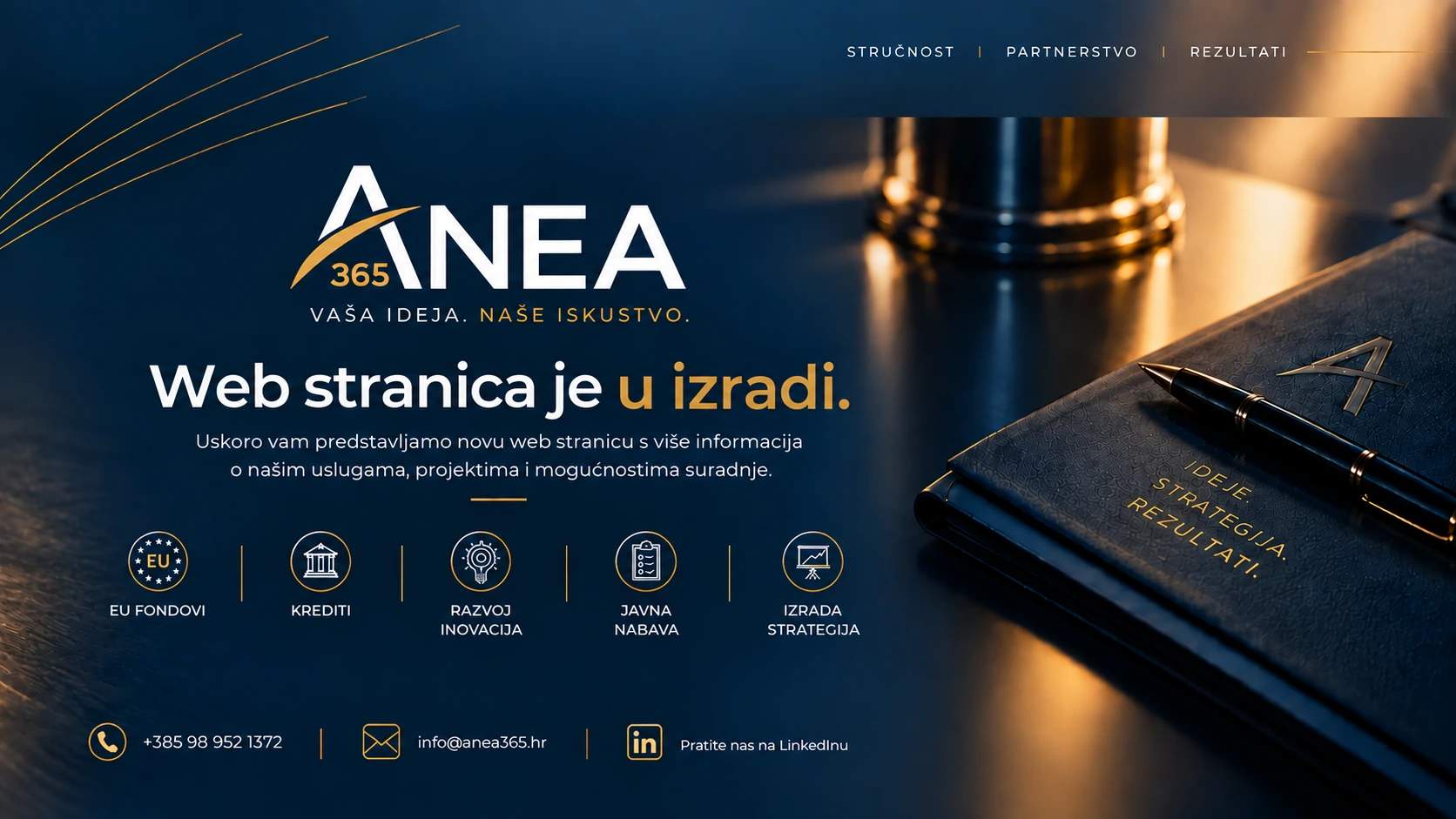 ANEA365 – Web stranica je u izradi